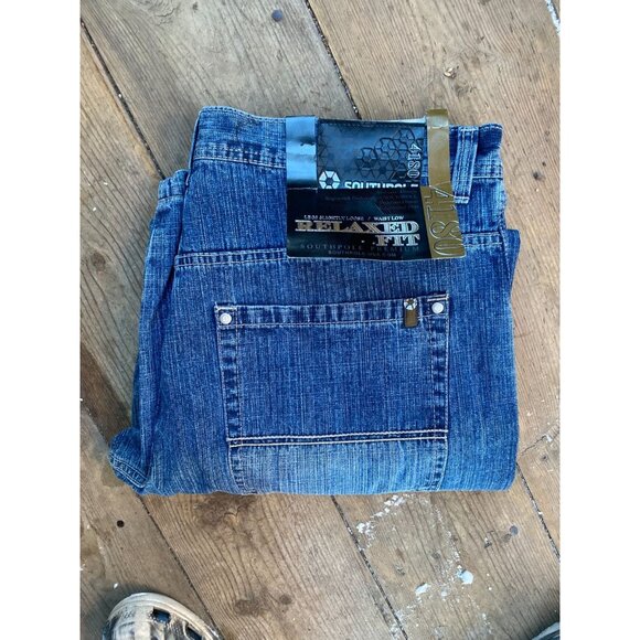 Vintage Y2K Southpole Baggy Skater Grunge Jeans VTG Mens Size 42 NWT Hip Hop - Picture 7 of 10